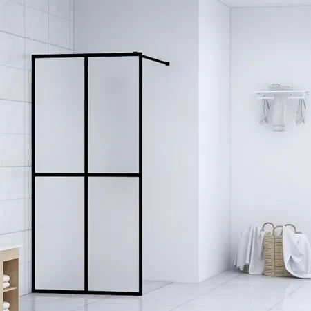  Paravan de duș walk-in, 140x195 cm, sticlă securizată mată
