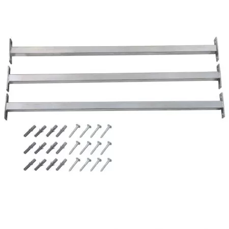  Bare de siguranță fereastră reglabile, 3 buc., 710-1200 mm