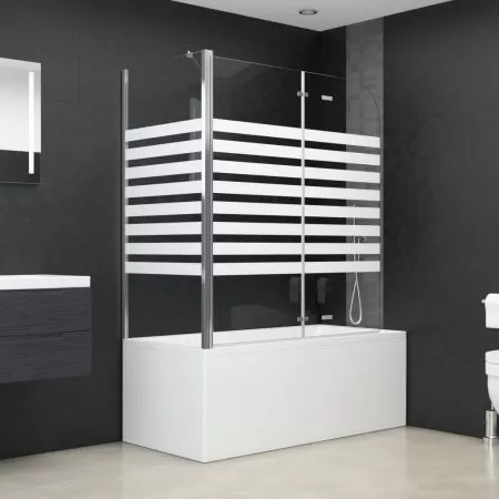  Cabină de baie, 120x68x130 cm, benzi din sticlă securizată