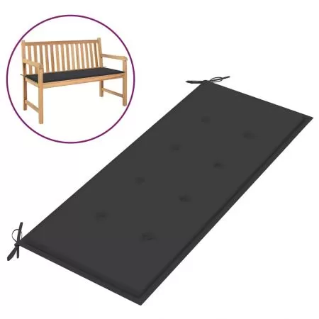  Pernă de bancă de grădină antracit 120x50x4 cm textil oxford