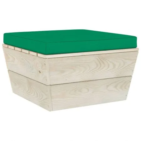  Pernă pentru taburet din paleți, verde, material textil