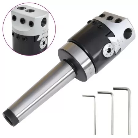  Cap de alezare 50 mm coadă de alezare MT3 pentru frezare strung