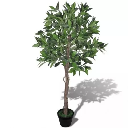 Arbore de dafin artificial cu ghiveci 120 cm, verde, 120 cm