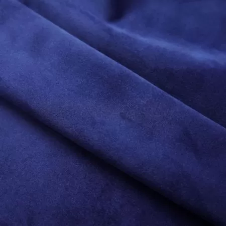 Set 2 bucati draperii opace cu inele, albastru închis, 140 x 245 cm