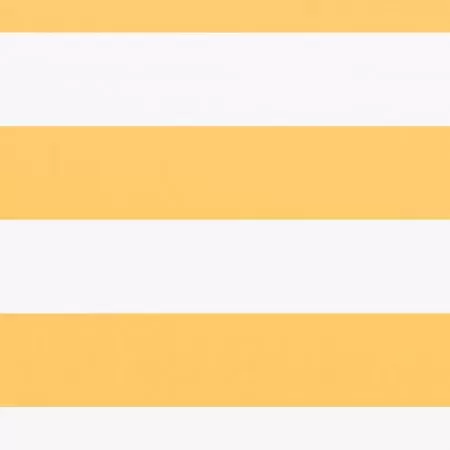 Paravan de balcon, alb și galben, 90 x 500 cm, țesătură oxford