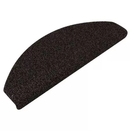 Covorase scari exterior antiderapante 5 buc maro inchis 65x28cm, maro închis