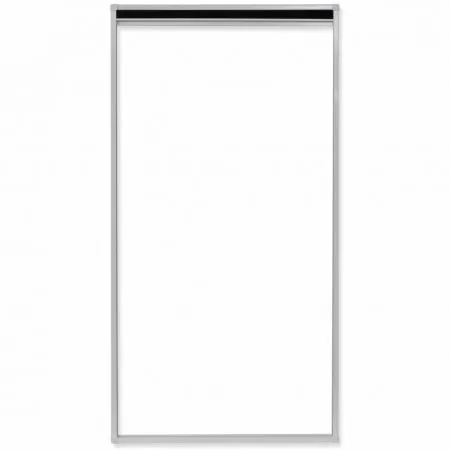 Fereastra cu ecran de insecte plisat, alb, 80 x 160 cm