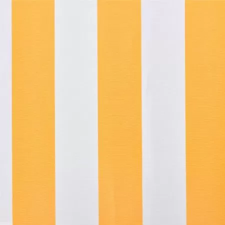 Panza copertina Galben floarea-soarelui&alb 4x3 m (cadrul nu este inclus), galben si alb, 400 x 300 cm