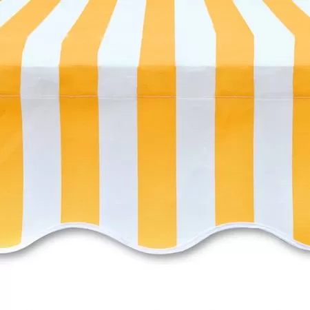 Panza de copertina, portocaliu si alb, 450 x 300 cm