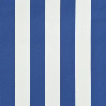Copertina de bistro, albastru si alb, 400 x 120 cm
