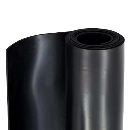Covor de cauciuc anti-alunecare, negru, 1.2 x 2 m/3 mm