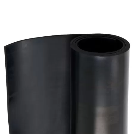 Covor de cauciuc antiderapant, negru, 1.2 x 2 m/8 mm