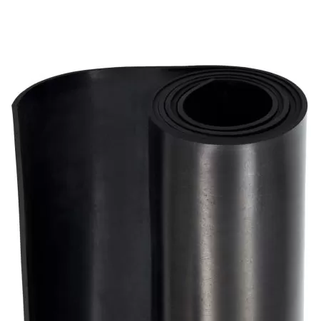 Covor de cauciuc anti-alunecare, negru, 1.2 x 2 m/ 4 mm