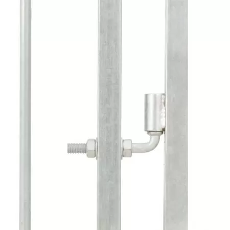 Padoc pentru caini de exterior, argintiu, 150 x 150 x 185 cm