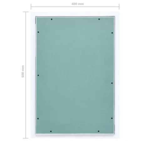Trapă de acces din gips-carton, cadru de aluminiu, 400 x 600 mm