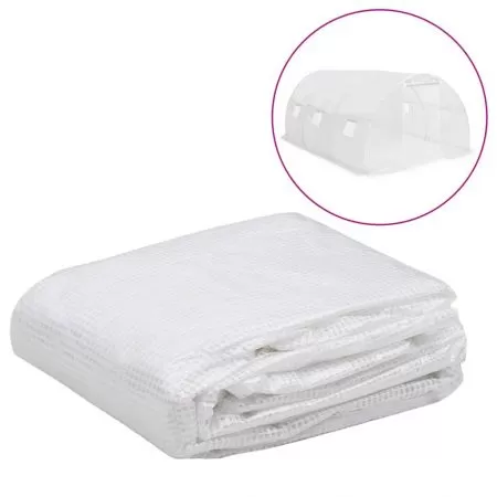  Copertină rezervă pentru seră (13,5 m²) transparent 3x4,5x2 m