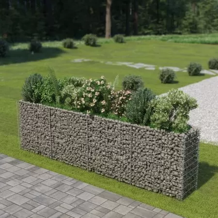  Strat înălțat gabion, 360 x 50 x 100 cm, oțel galvanizat