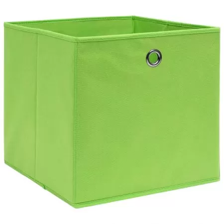 Set 4 bucati cutii depozitare, verde