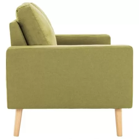 Canapea cu 2 locuri, verde, 130 x 76 x 82.5 cm