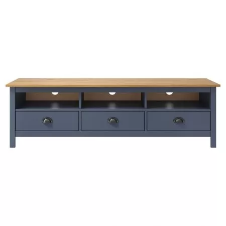 Comoda TV Hill Range, gri, 158 x 40 x 47 cm