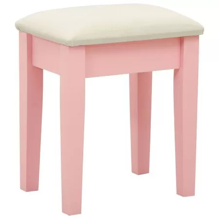 Masa toaleta cu taburet, roz