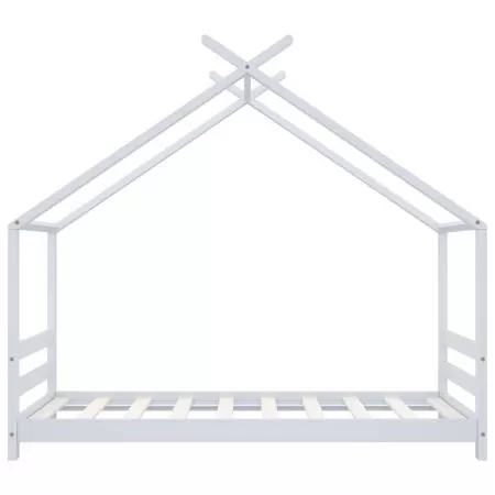 Cadru pat de copii, alb, 80 x 160 cm