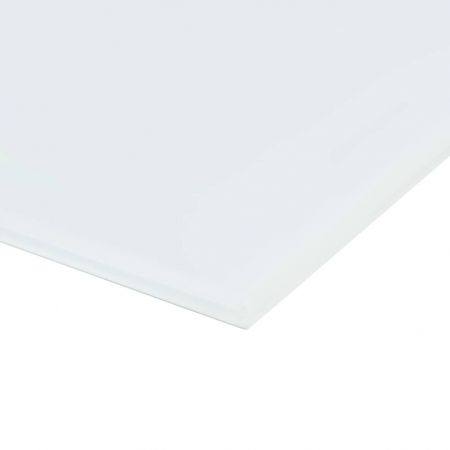 Tablă magnetică de perete albă, sticlă, 60 x 20 cm