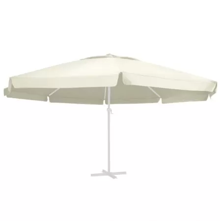 Panza de schimb umbrela de soare de gradina nisipiu 600 cm, nisip, Φ 600 cm
