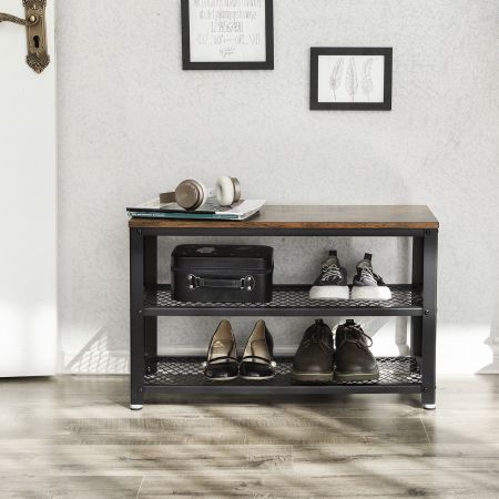 Pantofar vintage, maro, 73x30x45 cm