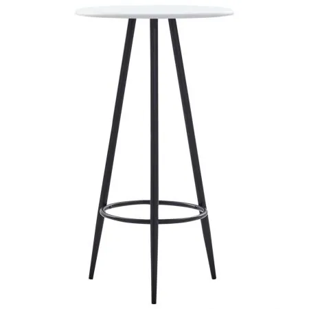 Set de bar, 3 piese, negru, 60 x 60 x 107.5 cm