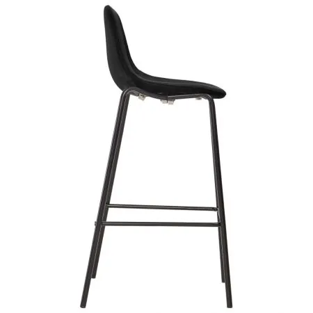 Set mobilier de bar, 3 piese, negru, 60 x 60 x 107.5 cm