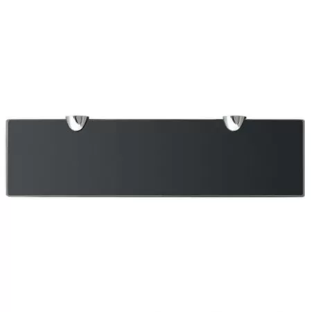 Rafturi suspendate, negru, 40 x 10 cm