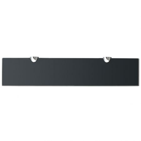 Set 2 bucati rafturi suspendate, negru, 50 x 10 cm