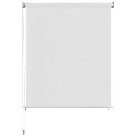 Jaluzea tip rulou de exterior, alb, 180 x 230 cm