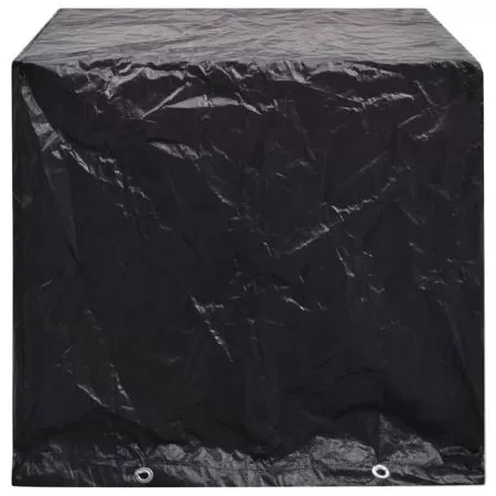 Husa mobilier gradina, negru, 122 x 112 x 98 cm