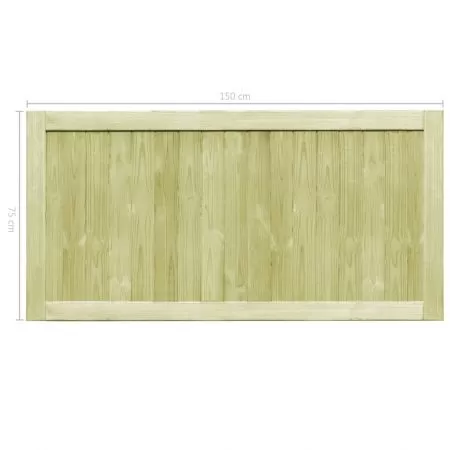 Set 2 bucati porti de gradina, verde, 300 x 75 cm