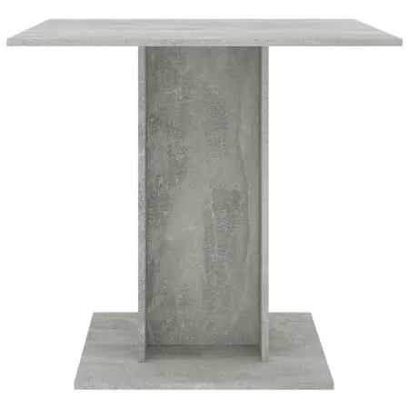 Masa de bucatarie, gri beton, 80 x 75 cm