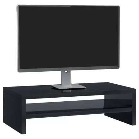 Suport monitor, negru extralucios, 42 x 24 x 13 cm, PAL