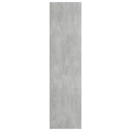 Șifonier, gri beton, 100 x 50 x 200 cm, PAL