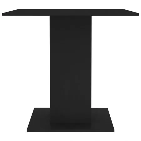 Masa de bucatarie, negru, 80 cm