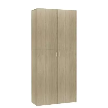  Pantofar, stejar sonoma, 80x35,5x180 cm, lemn prelucrat