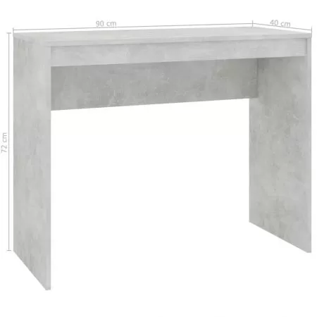 Birou, gri beton, 90 x 40 x