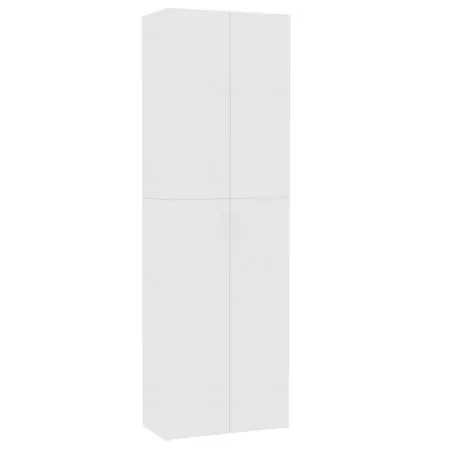 Dulap de birou, alb, 60 x 32 x 190 cm