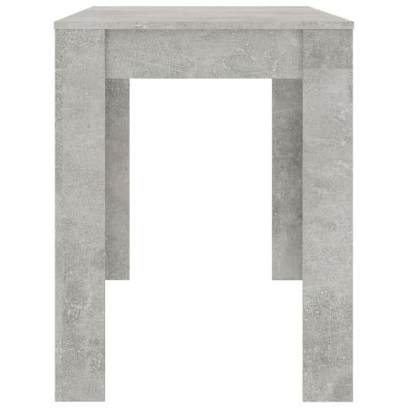 Masa de bucatarie, gri beton, 60 x 76 cm