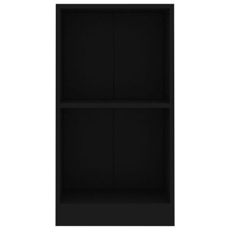 Biblioteca, negru, 40 x 24 x 75 cm