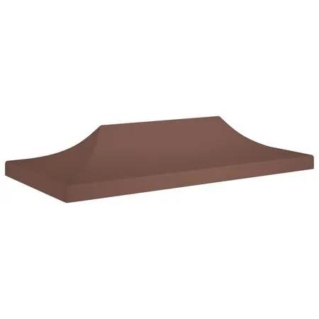  Acoperiș pentru cort de petrecere, maro, 6 x 3 m, 270 g/m²