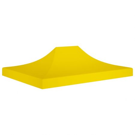 Acoperis pentru cort de petrecere, galben, 4.05 x 2.75 cm