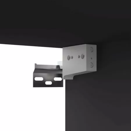 Comoda TV, gri, 80 x 30 x 30 cm