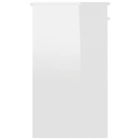 Birou, alb lucios, 90 x 45 x 76 cm