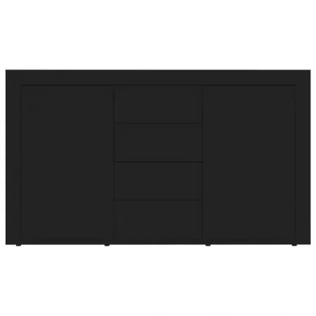 Servanta, negru, 120 x 36 x 69 cm